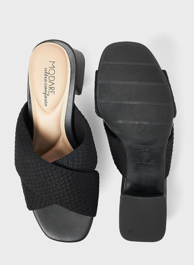 MODARE Mid Heels Sandals for Women – Sling Back Heel Sandals for Girls with Ankle Strap - Image 4