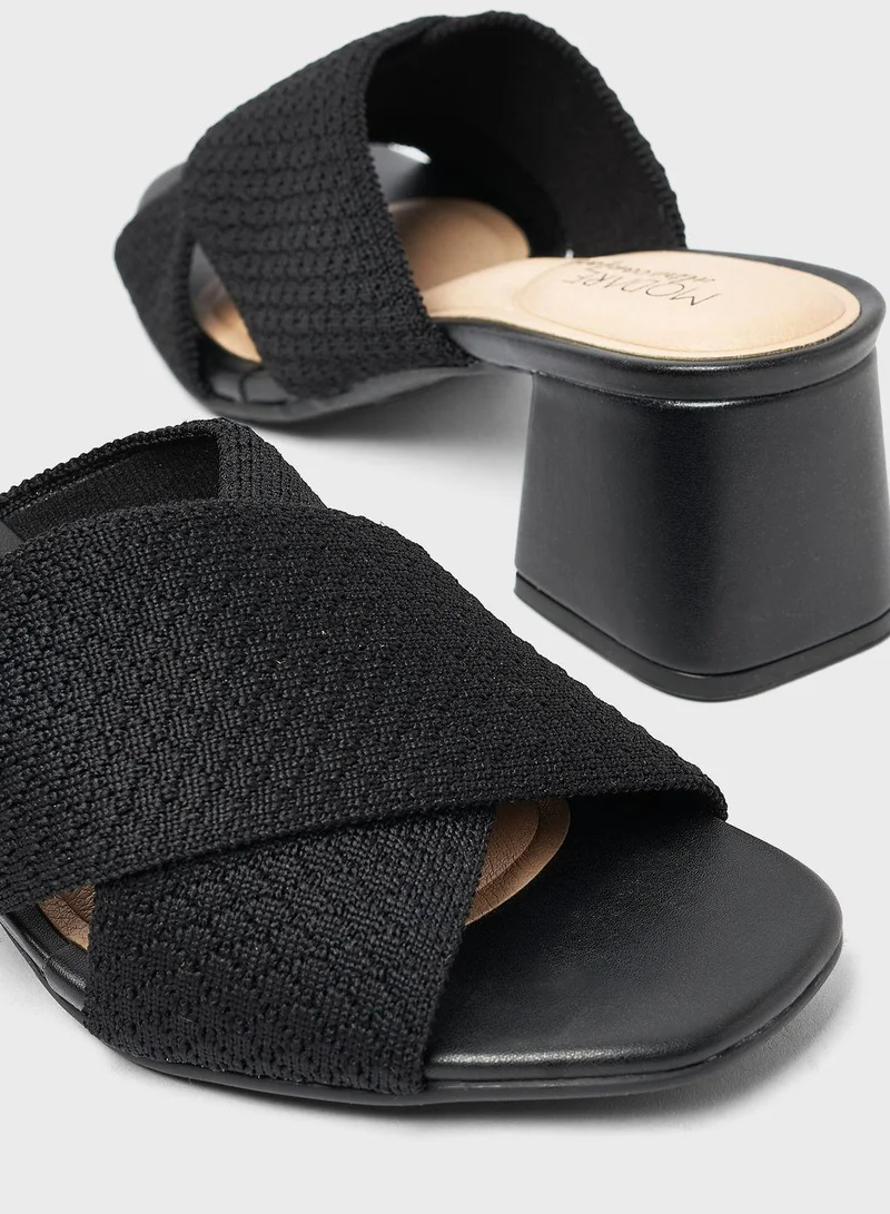 MODARE Mid Heels Sandals for Women – Sling Back Heel Sandals for Girls with Ankle Strap
