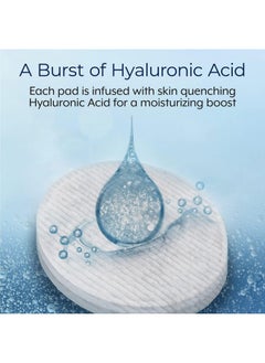 Plexaderm Plexaderm Reset and Replenish Pads with Hyaluronic Acid - remove Dirt, Oil & Makeup and Hydrate Skin  - Image 3