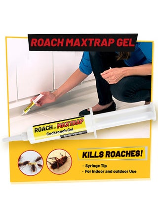 Roach Maxtrap Cockroach Gel, Natural Repellent for Cockroaches, Strong Cockroach Eliminator, Kitchen Household Cockroach Trap, for Indoor and Outdoor Use, Ready To Use Bait, 10g - view 2