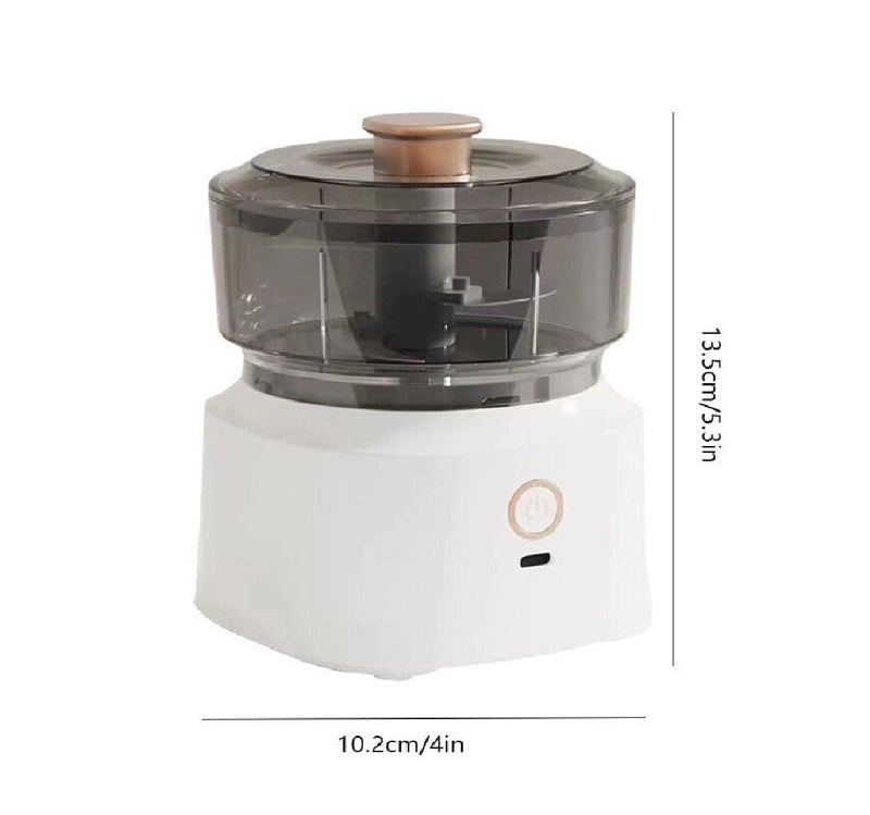 Ash  Roh Ash & Roh Mini Electric Rechargeable Food Chopper with One-Touch Operation, Multifunctional Food Processor for Garlic, Onion, Chili and Veggies - Image 2