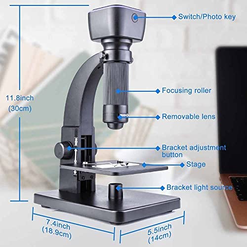 SMILEDRIVE® WiFi Digital Microscope for Students Kids Lab 2000x Magnification Dual Lenses with Dual Lens Wirelessly Connects with Android iOS Devices & with USB Wire with PC - Image 5