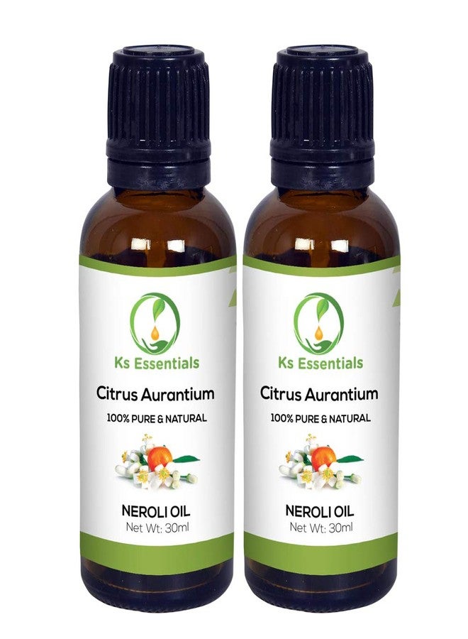 Ks Essentials 100% Pure Neroli Essential Oil Natural & Undiluted For Skin care & Hair (30ml) Each - Image 1