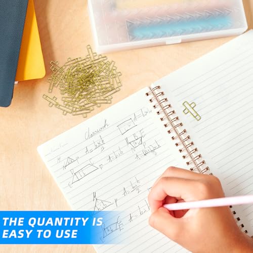 Notoke 50 PCS Gold Cross Paper Clips Bible Paper Clips - Versatile Bible Study Supplies for Christian Office and Home, Also Great as Journaling Papers Clip and Bookmarks - Image 5