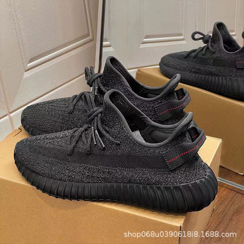 Summer Popular Coconut Shoes 350 Men'S And Women'S White Baby'S Breath Casual Shoes Putian Soft-Soled Sports Shoes Breathable Running Shoes - Image 3