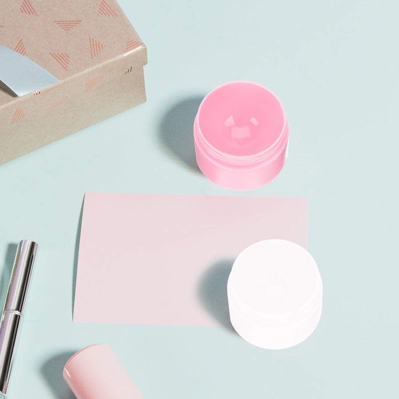 8Pcs Double Layers Design Practical Cream Container Cosmetic Cream Container - Image 2