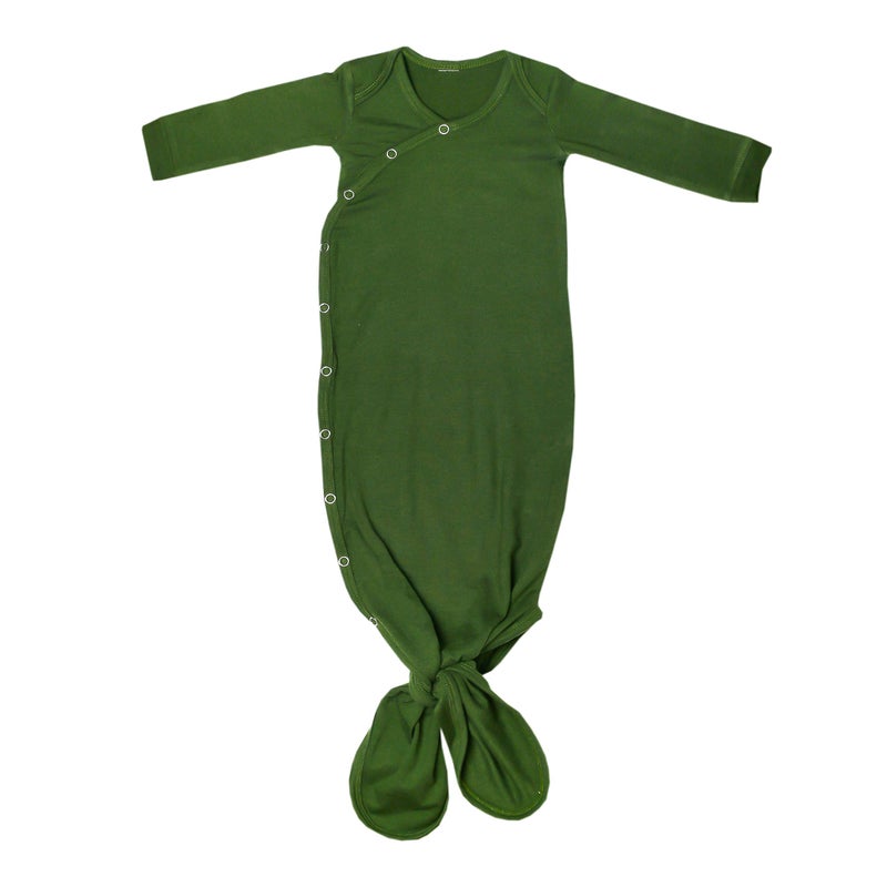 Copper Pearl Copper Pearl Baby Gown Knotted Newborn Sleepers for Baby Boy and Girl Soft Stretchy Long Sleeve Infant Gowns with Bottom Tie and Hand Mittens Perfect Hospital Coming Home Outfit Alder