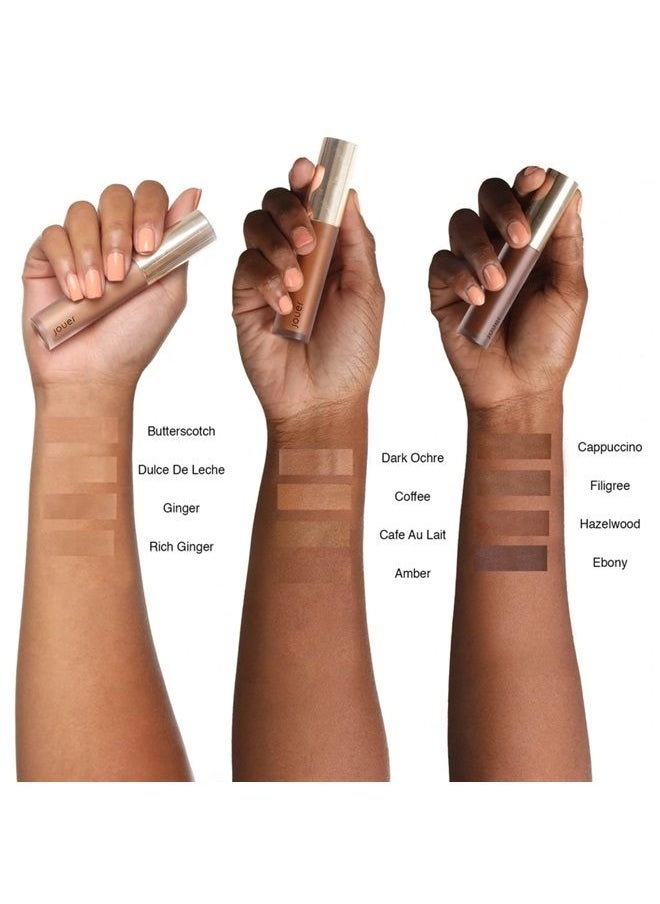 Jouer - Essential High Coverage Liquid Concealer - Soft Matte Finish - Color Corrector for Spot Coverage, Under Eye Dark Circles and Contour, Filigree - Image 1