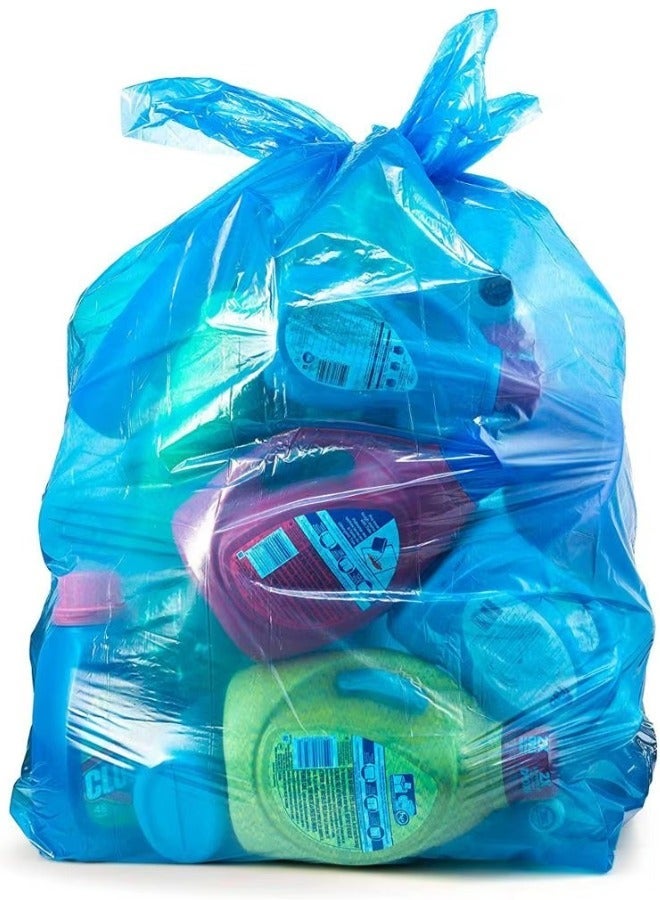 Blue Garbage Trash Bags on Roll 0.5 kg Pack Size 40x70 cm Heavy Duty Leakproof Trash Can Liners for Home Kitchen Office Waste Disposal - Image 4