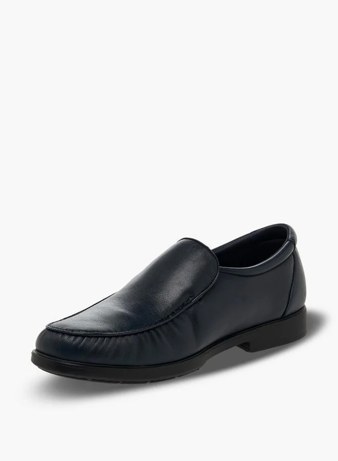Pinosos Navy Men Slip-On Genuine Leather Loafers for Men | Best Price UAE