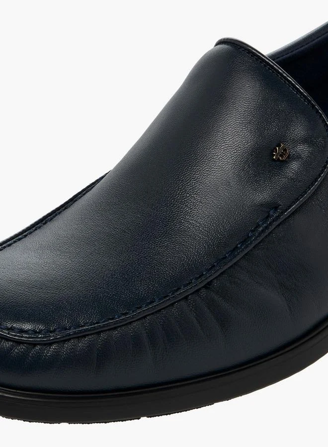 Pinosos Navy Men Slip-On Genuine Leather Loafers for Men | Best Price UAE