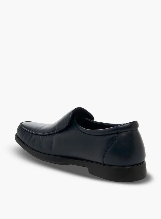 Pinosos Navy Men Slip-On Genuine Leather Loafers for Men | Best Price UAE