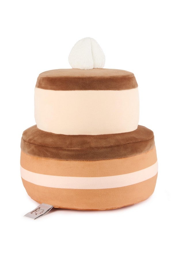 GUND دميه جوند بوشين كعكة الشوكولاتة سكووشين، لعبة قابلة للضغط، دمية قابلة للجمع، دمية حلوى، حيوان محشو على شكل قطة للأعمار من 8 سنوات وما فوق، بني، 11 إنش - Image 4