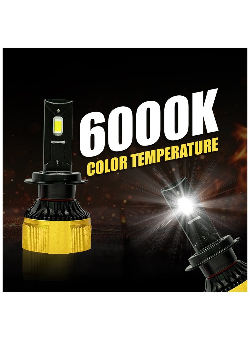 Toby's Toby's New M80 Max-H4 80W LED Headlight Bulb Assembly 16000 Lumens extreme Bright  - Image 3