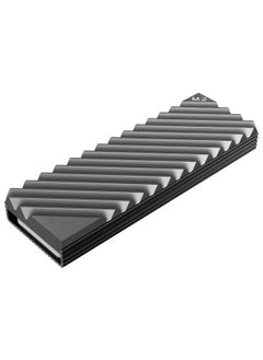 Aookay M.2 Heatsink Cooler, PS5 SSD Heatsink M.2 2280 SSD Heatsink Aluminum Double-Sided NVME Heat Sinks for PS5 Computer PC (Gray)  - Image 1