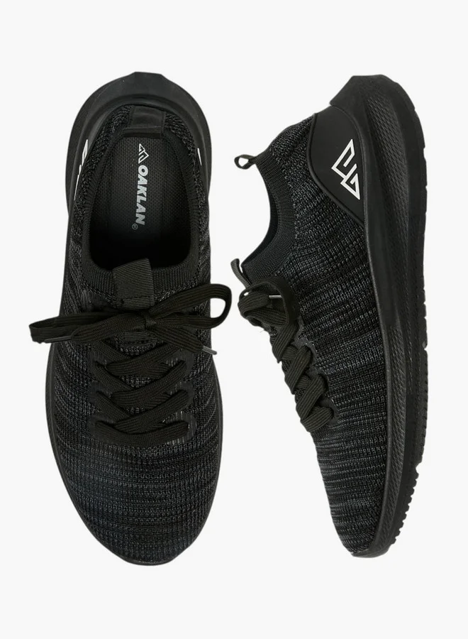 Oaklan by Shoexpress Menâs Black Running Shoes â Performance Sports Sneakers