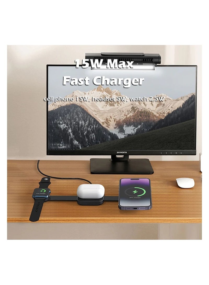 Max & Max ماكس وماكس شاحن لاسلكي مغناطيسي 3 في 1 - Image 3