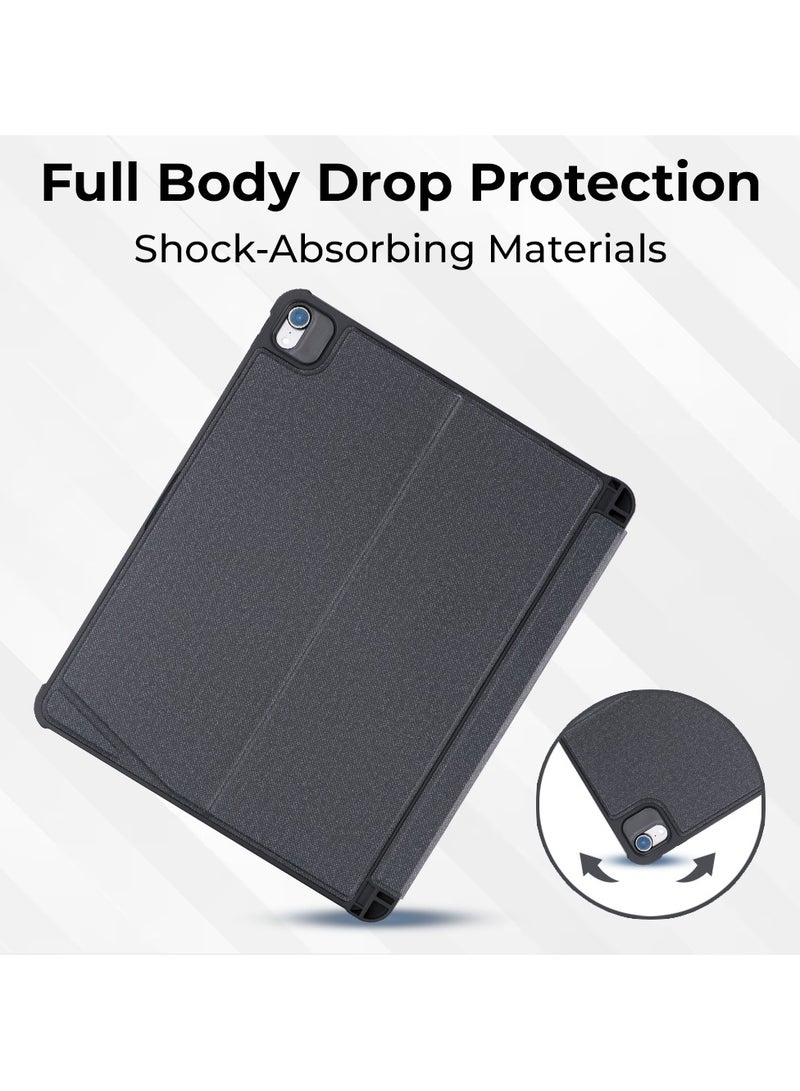 glassology iPad 10.9 10th Gen 2022 Keyboard Case with Trackpad Detachable Backlit Keyboard (7 Colors), Smart Connector, Screen Protector Multi-Angle Stand, Portrait & Landscape Modes - Image 4