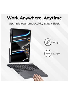 iPad 10.9 10th Gen 2022 Keyboard Folio Combo with Detachable Keyboard Trackpad and Smart Connector English & Arabic with Screen Protector in Elegant Adjustable Stand, Portrait/Landscape Dual Mode, 7 color Backlit Keyboard - pzsku/Z6FDE56FCB7957957F8DEZ/45/_/1736853944/01053bd4-6f68-4092-8772-12c327eb7e29