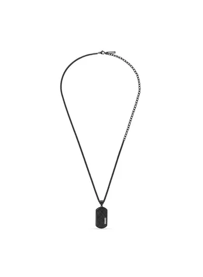 Ducati Vigore Black Stainless Steel Pendant Necklace for Men 500mm
