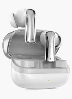 GREEN LION True Wireless Earbuds Manchester  with Bluetooth 5.4 & Low Latency Mode, 4H Playtime, Fast Charging, 8mm Drivers & Long Standby/ Ergonomic Noise-Isolating In-Ear Headphones for Music, Calls & Gaming - White  - Image 1