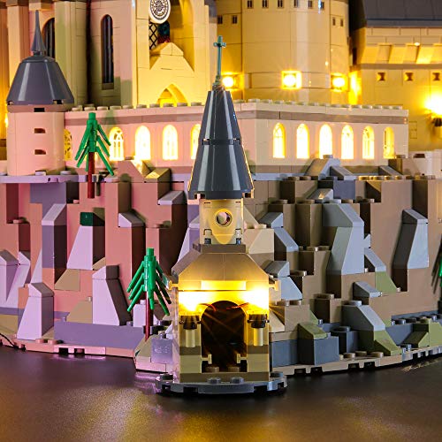 BRIKSMAX طقم إضاءة LED من BRIKSMAX لقلعة هوجورتس من هاري بوتر - متوافق مع نموذج كتل البناء Lego 71043 - لا يتضمن مجموعة Lego - Image 4
