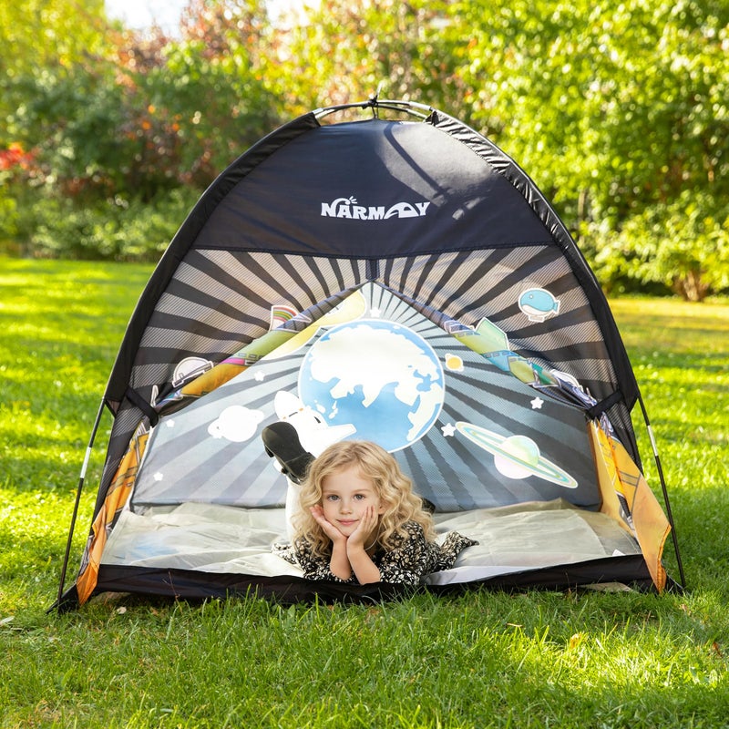 NARMAYÂ® Play Tent Space World Dome Tent for Kids Indoor/Outdoor Fun - 48 x 48 x 40 inch - Image 4