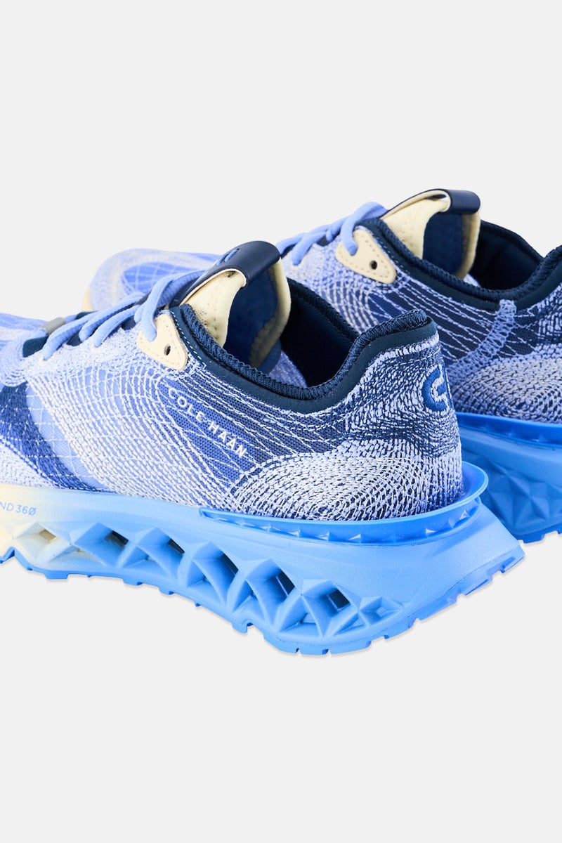 COLE HAAN Women Medium 5zg Embrostitch Lace Up Running Shoes, Multicolor - Image 3