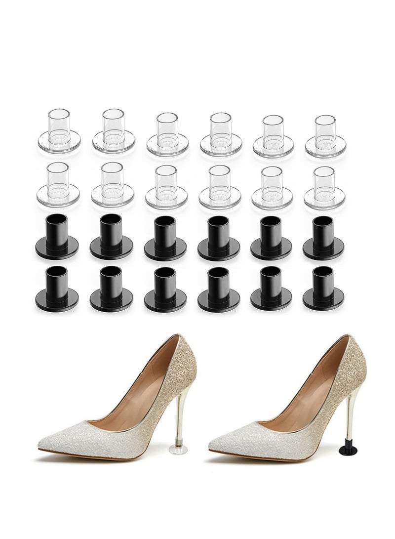 High Heel Protectors - 12 Pairs in 3 Sizes (S/M/L) - Durable Heel Stoppers and Caps for Grass, Gravel, and Wetlands - Perfect for Outdoor Events and Activities. - Image 1