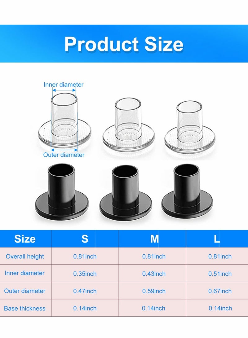 High Heel Protectors - 12 Pairs in 3 Sizes (S/M/L) - Durable Heel Stoppers and Caps for Grass, Gravel, and Wetlands - Perfect for Outdoor Events and Activities. - Image 2