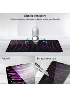 Procases For Ipad Pro 12.9 Inch Privacy Screen Protector 6Th 5Th 4Th 3Rd Generation 2022 2021 2020 2018 Anti Spy Tempered Glass Screen Film Guard For Ipad Pro 12.9"  - Image 4