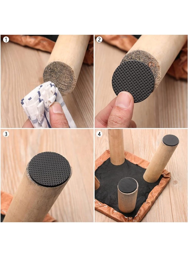 Cool Baby Non-Slip Furniture Pads Floor Protectors, Rubber Pads for Furniture Feet, Dense, Premium Chair Feet Protectors, Floor Protector Pads (27 mm x 3 mm, 90 Rounds) - Image 3