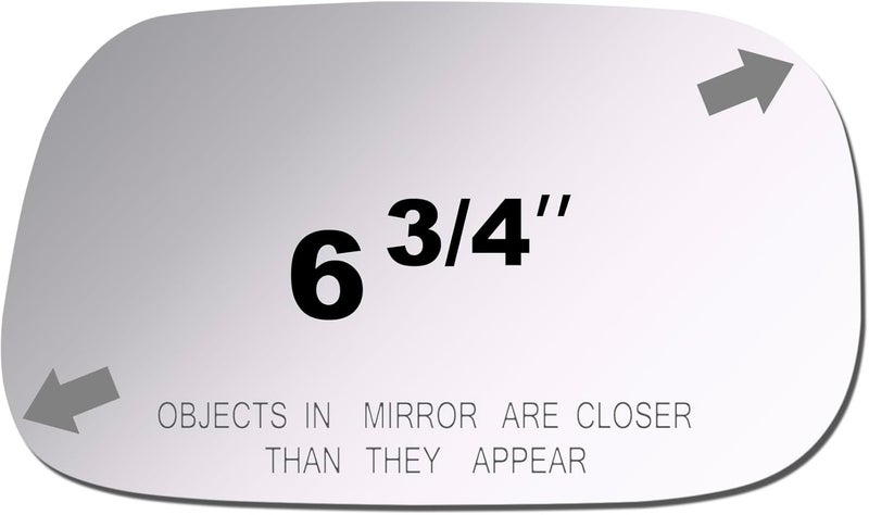 ReYee Side Mirror Glass for 2002-2006 Toyota Camry Sedan - Passenger Right Side Replacement - Image 2