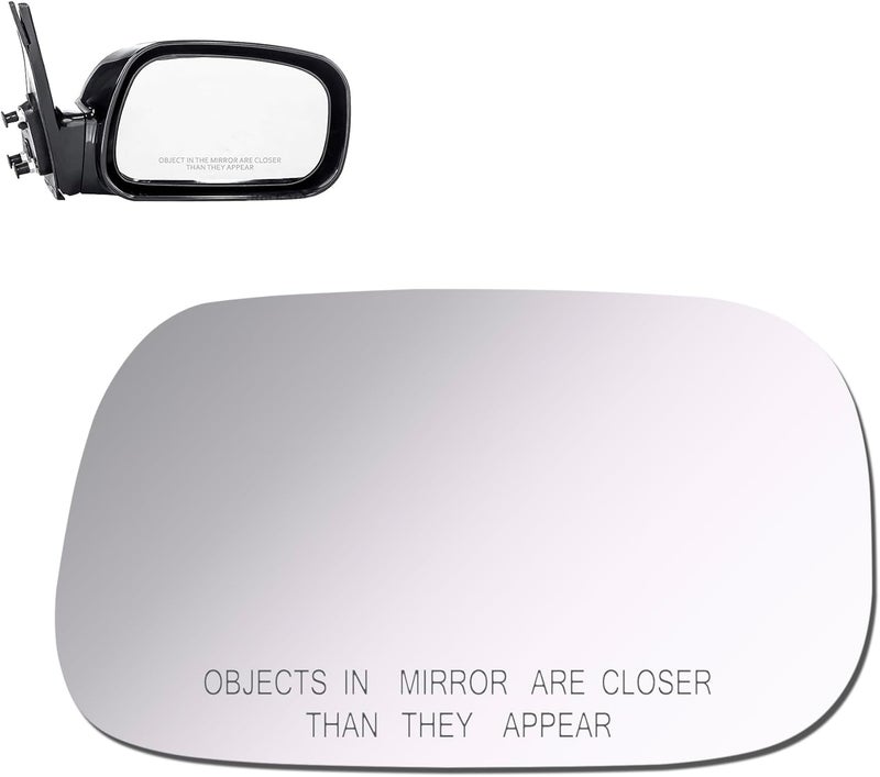 ReYee Side Mirror Glass for 2002-2006 Toyota Camry Sedan - Passenger Right Side Replacement - Image 3