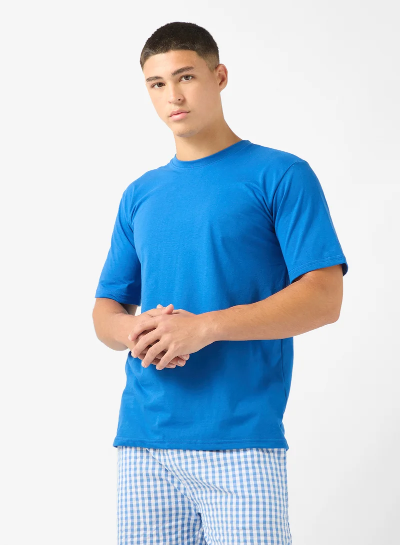 Seventy Five  Nightwear T-Shirt & Shorts Set for Men | Best Price UAE