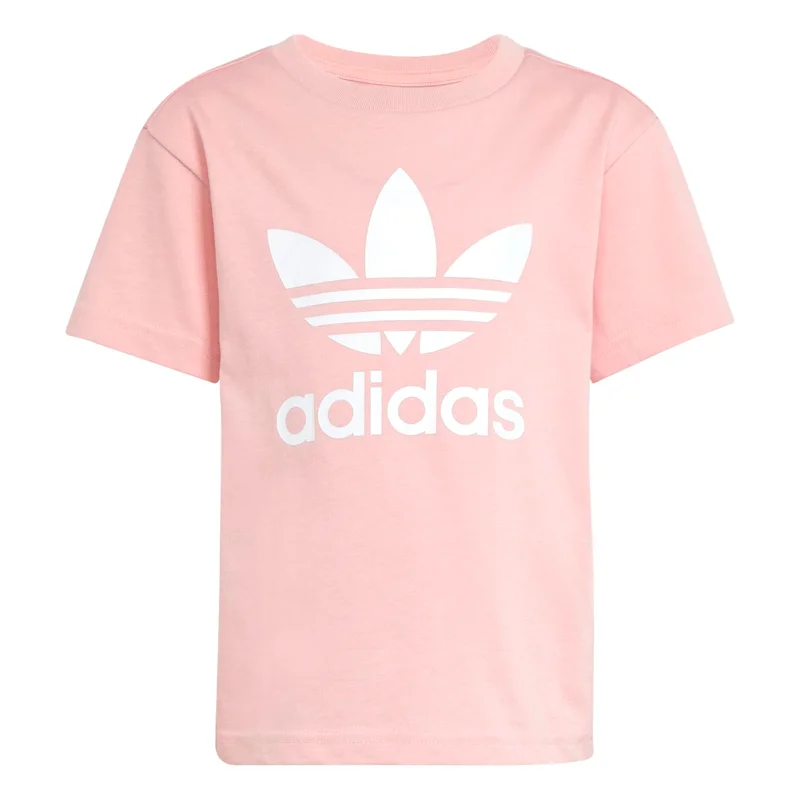 adidas SHORT TEE SET Pink Originals Kids SUITS
