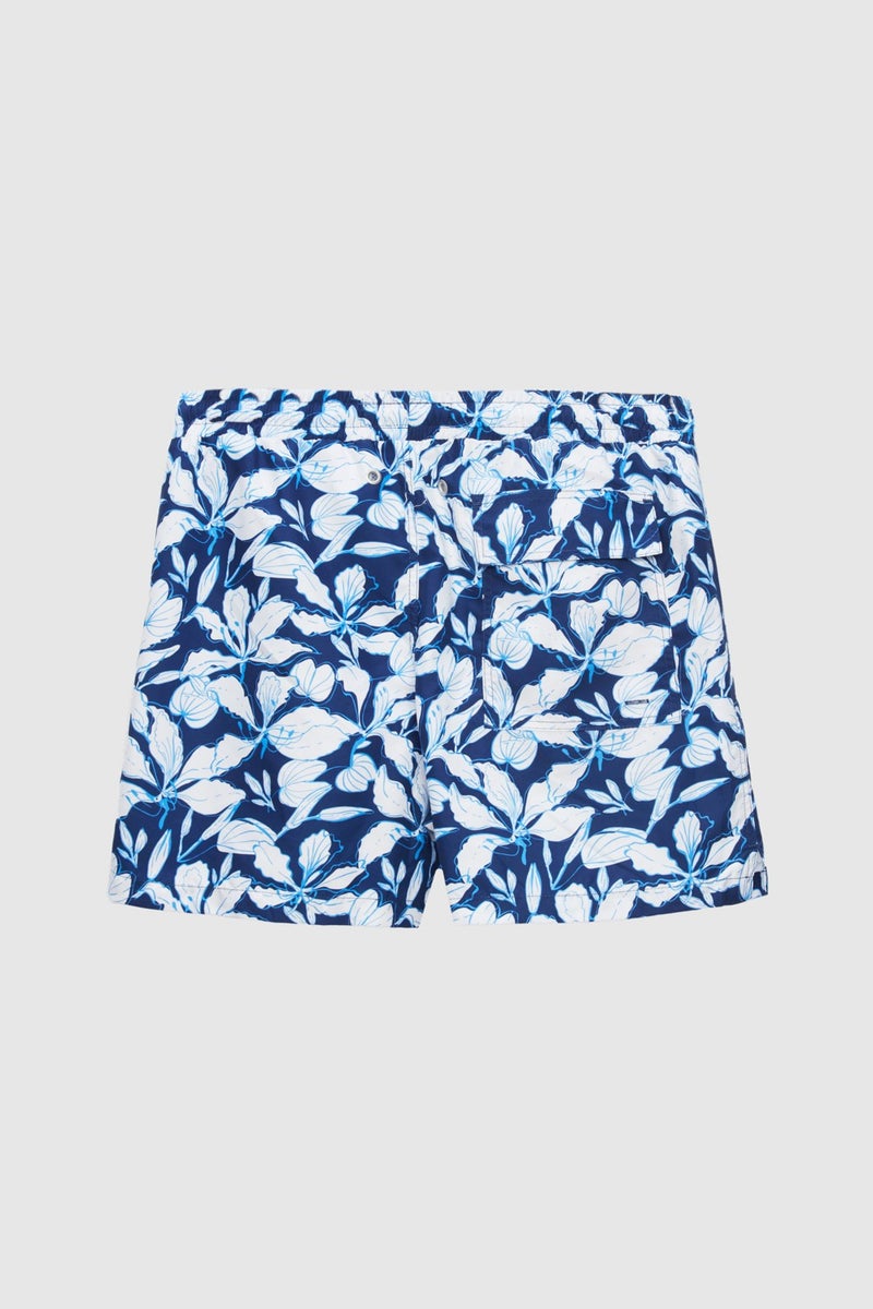 twn Regular Fit Navy Blue Printed Shorts Swimsuit 0EC62AD06105M  - Image 3