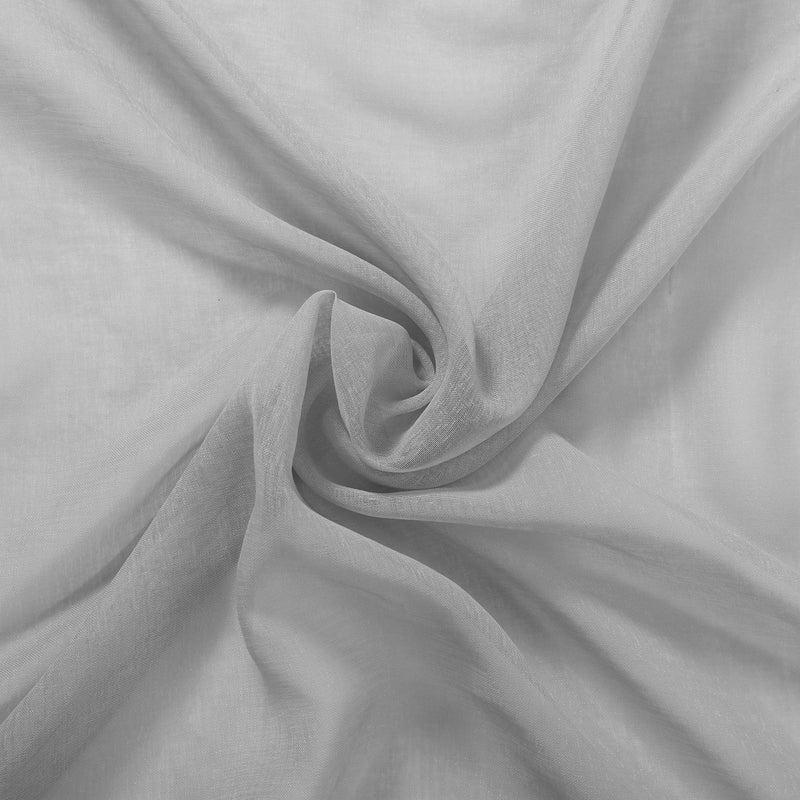 MISS SELECTEX Linen Look Pom Pom Tasseled Sheer Curtains - Rod Pocket Voile Semi-Sheer Curtains for Living and Bedroom, Set of 2 Curtain Panels (52 x 63 inch, Grey) - Image 4