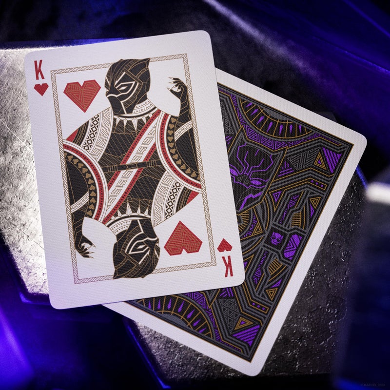 ثيري 11 نظرية 11 من النمر الأسود ممتاز Marvel Play Play Size Size Poker Size Standard Index Plant - Image 2