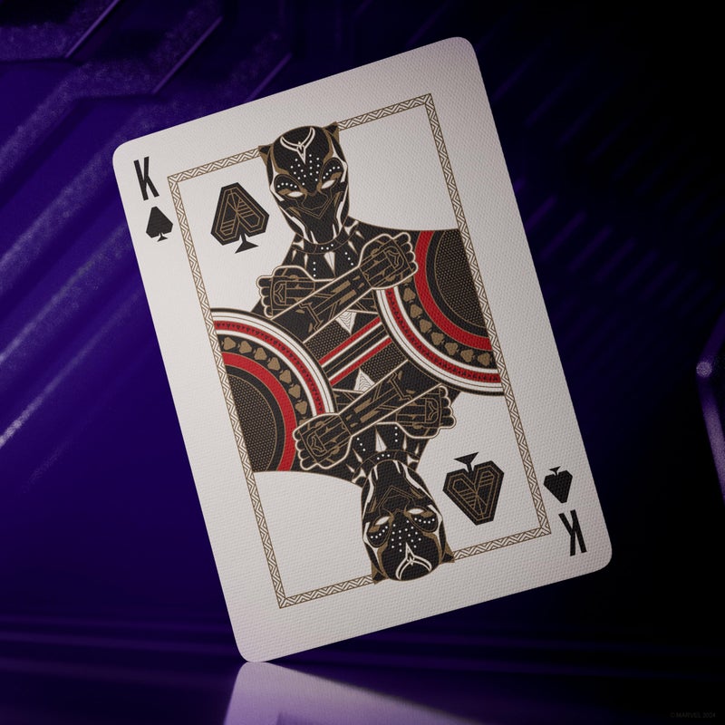 ثيري 11 نظرية 11 من النمر الأسود ممتاز Marvel Play Play Size Size Poker Size Standard Index Plant - Image 4