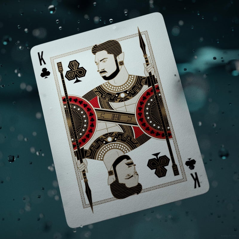 ثيري 11 نظرية 11 من النمر الأسود ممتاز Marvel Play Play Size Size Poker Size Standard Index Plant - Image 5