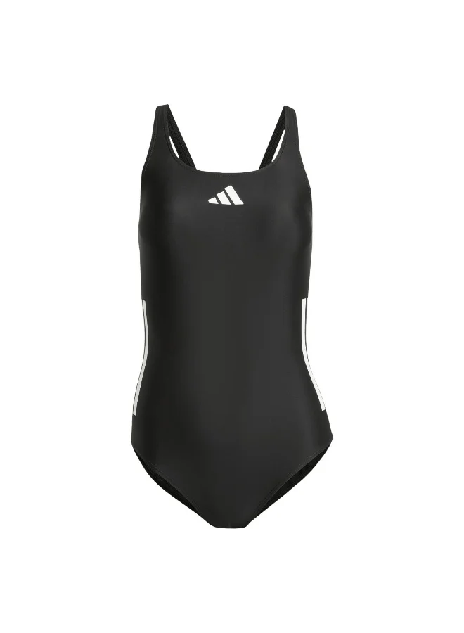 Adidas Adidas 3S Bld Swimsuit Black Swimsuit Swimwear For Women