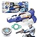 INFINITY NADO S7 Battle Top Starter Pack Set with Gunshaped Launcher Infinite Acceleration Metal Endurance Type Battle Toy LeftSpinning Top Game Toys for Boys Girls 5 Thunder shadow hunter blue - Image 2