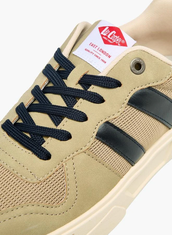 Lee Cooper TAUPE Men Lace-Up Ankle Sneakers for Men | Best Price UAE