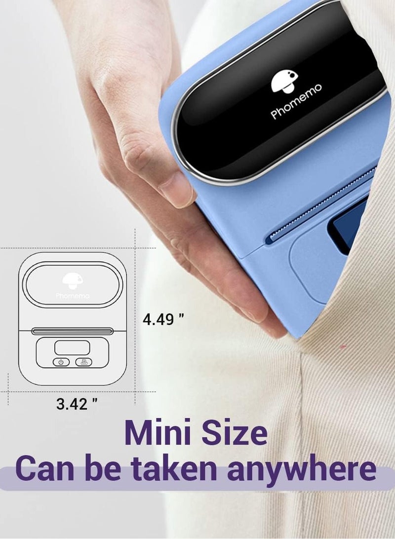 Portable Bluetooth Thermal Label Maker Sticker Maker Barcode Printer for Clothing Jewelry Retail Mailing Compatible with Android iOS System - Image 2