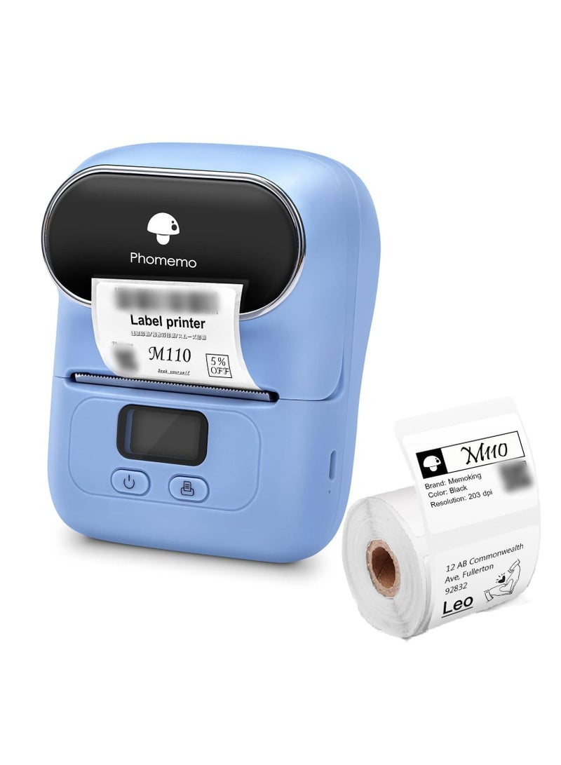 Portable Bluetooth Thermal Label Maker Sticker Maker Barcode Printer for Clothing Jewelry Retail Mailing Compatible with Android iOS System - Image 1