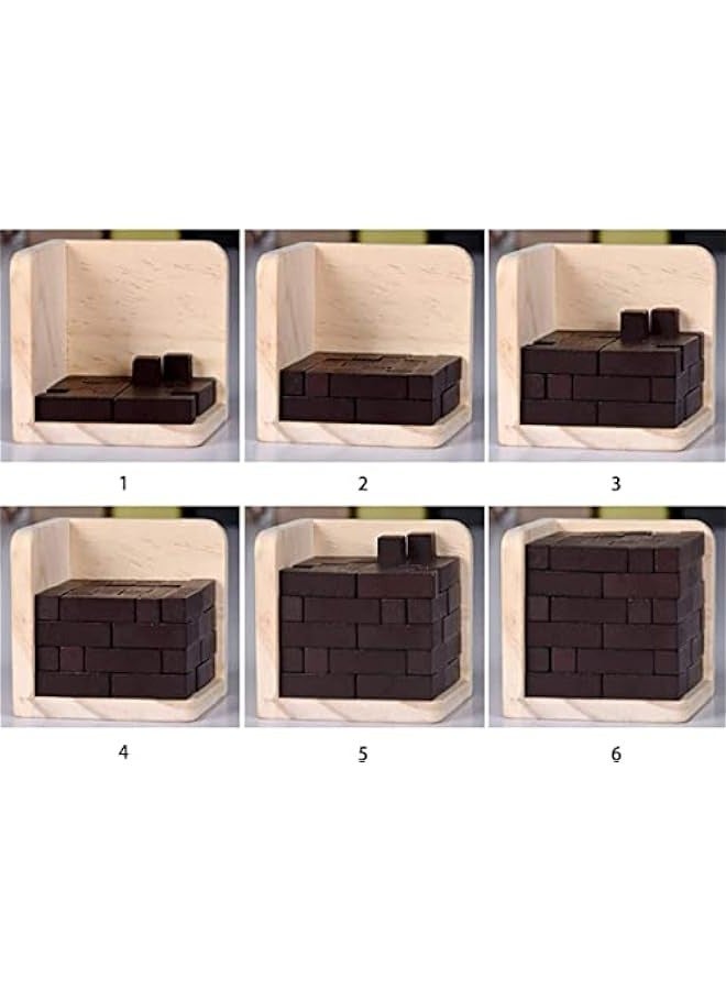 دوركو صندوق اللغز ثلاثي الأبعاد الخشبي الأصلي: لعبة مسلية وتحفز عقل الأطفال من 8 إلى 12 عامًا والكبار (لون بني). - Image 5