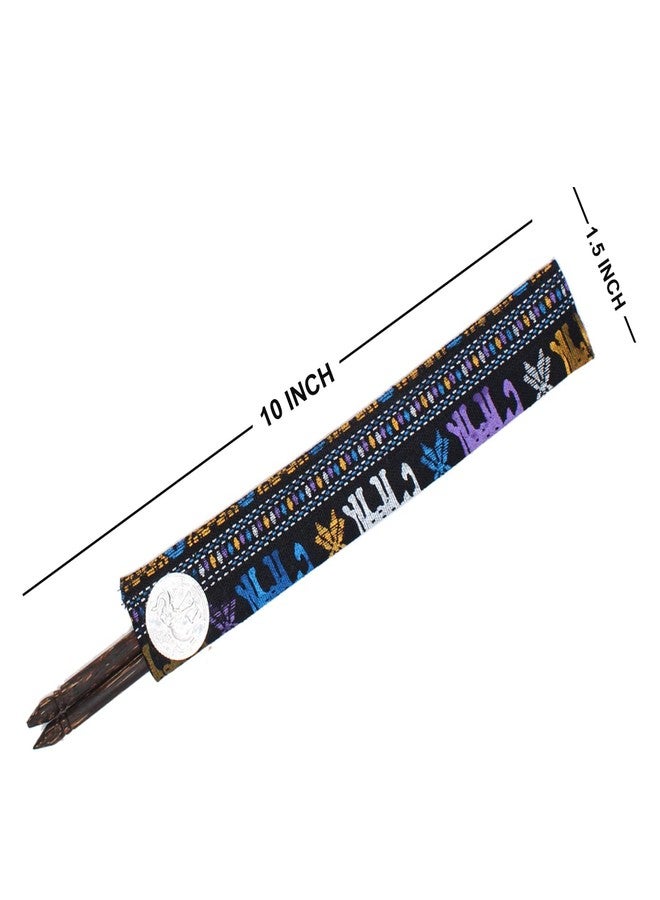 Baal Reusable Wooden Chopstick Set for Kids and Adults Easy to Use (Set of 6) - Image 2