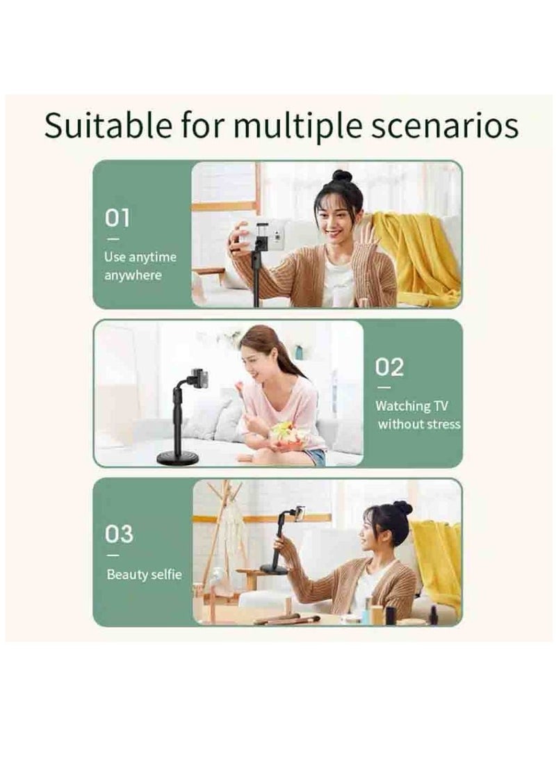 Desktop Lifting Telescopic Disc Base Mobile Phone Support