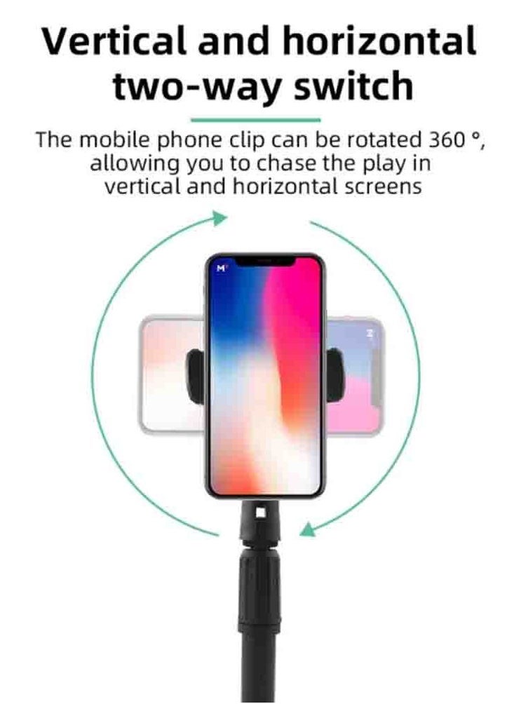 Desktop Lifting Telescopic Disc Base Mobile Phone Support